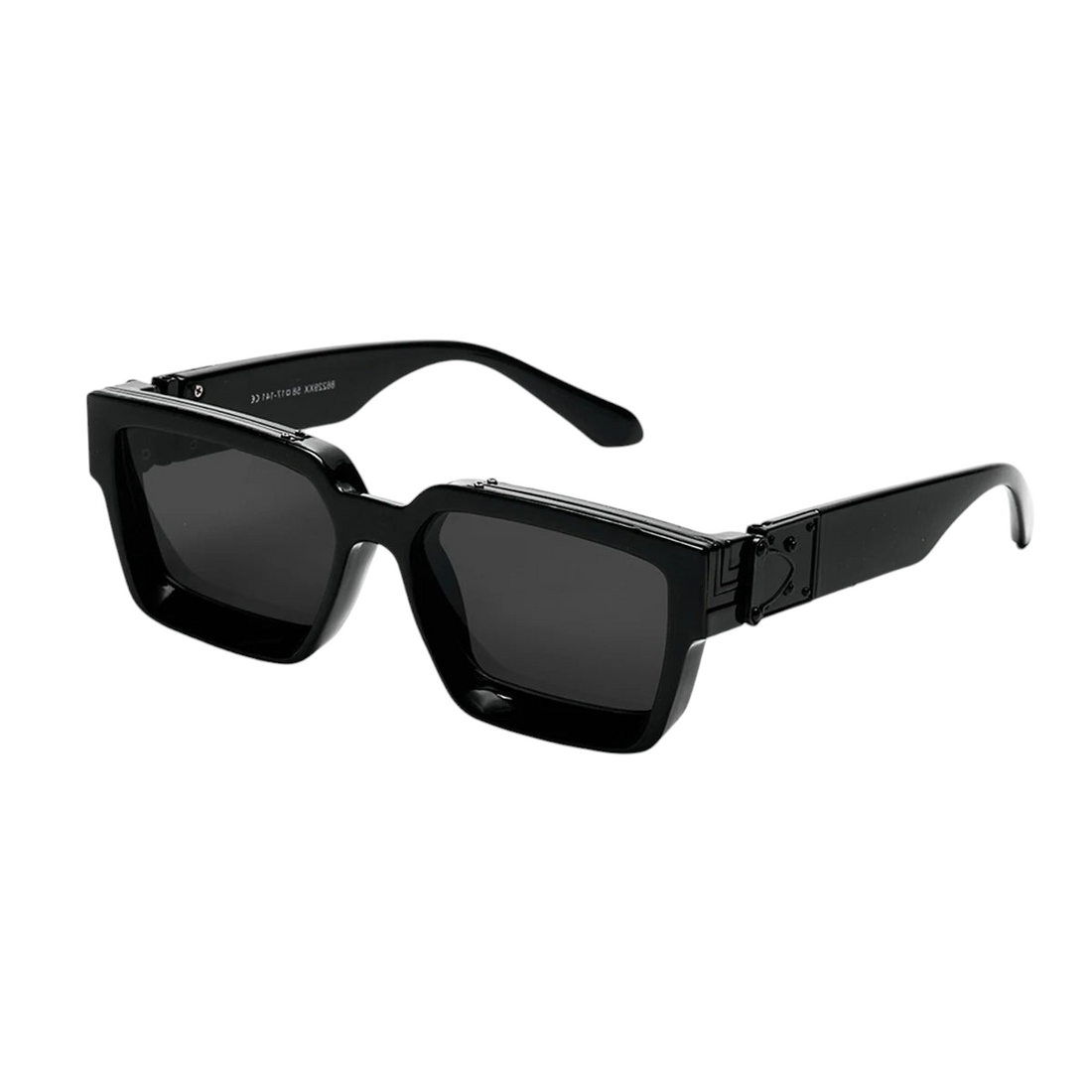 Aureliss Remy quadratische Sonnenbrille in Schwarz mit Polycarbonat-Rahmen und UV400-Schutz